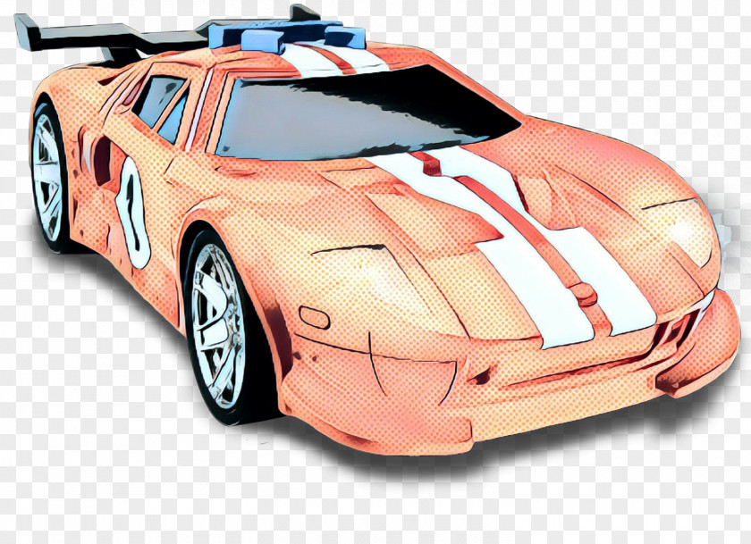 Toy Ford Gt40 Retro Background PNG