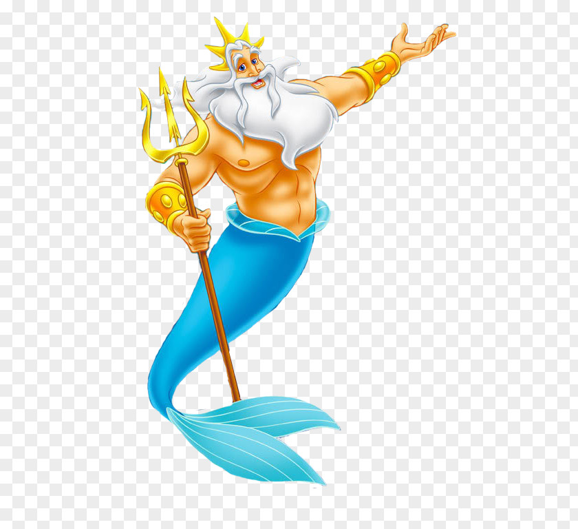 Ariel The Little Mermaid King Triton Sebastian Queen Athena PNG