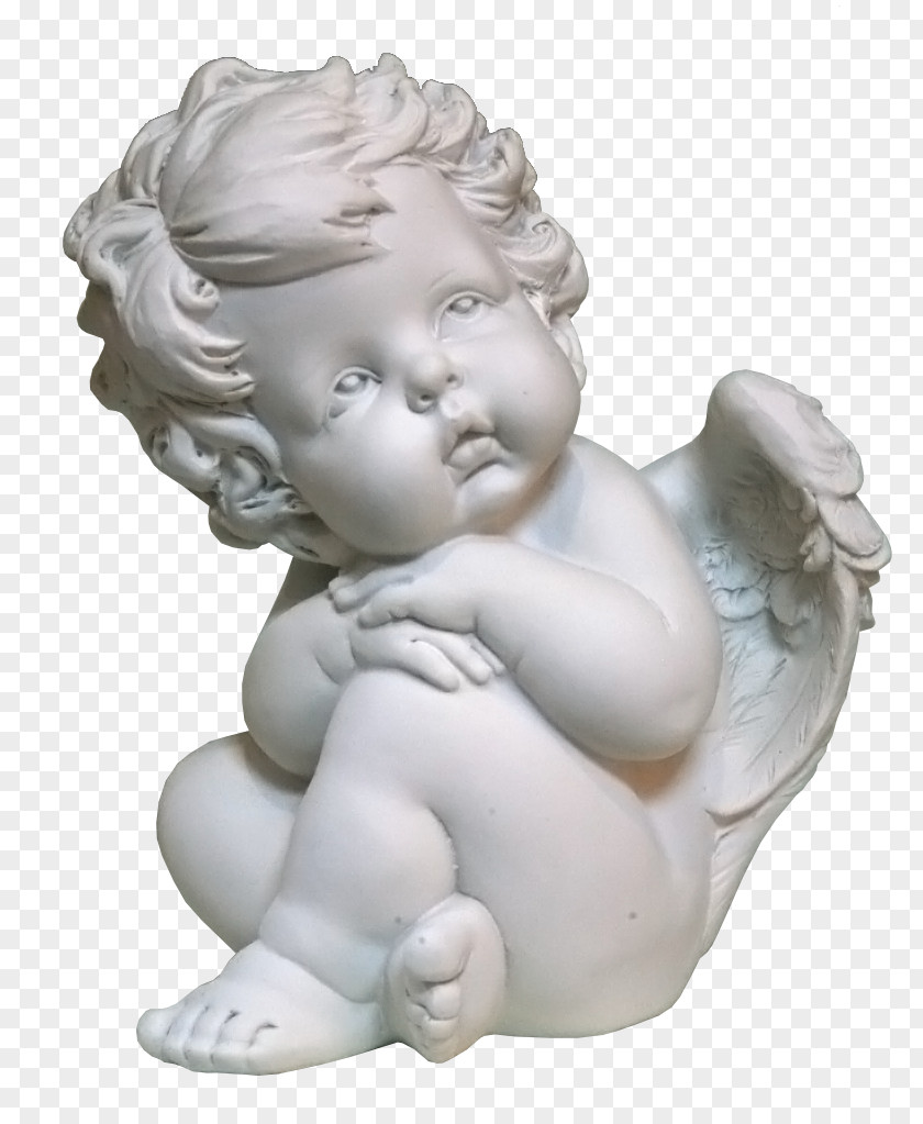 Cute Kids Angel Figurine Child Statue PNG