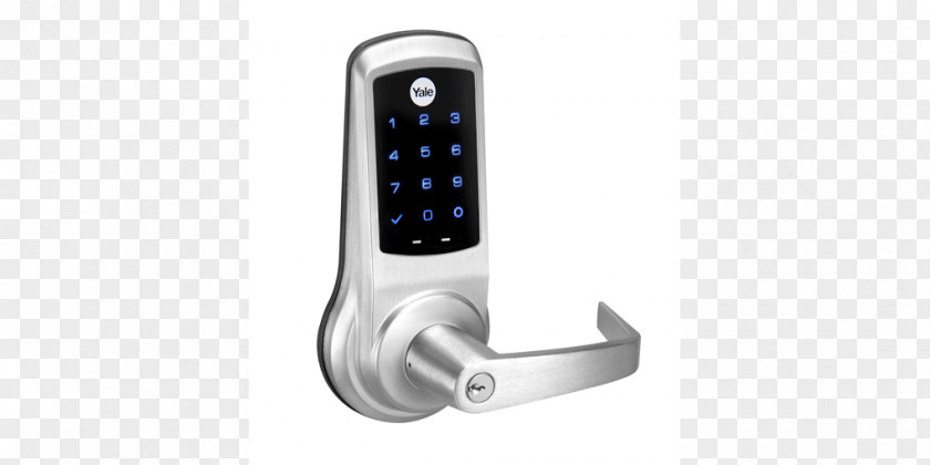 Door Yale Electronic Lock Furniture Handle PNG