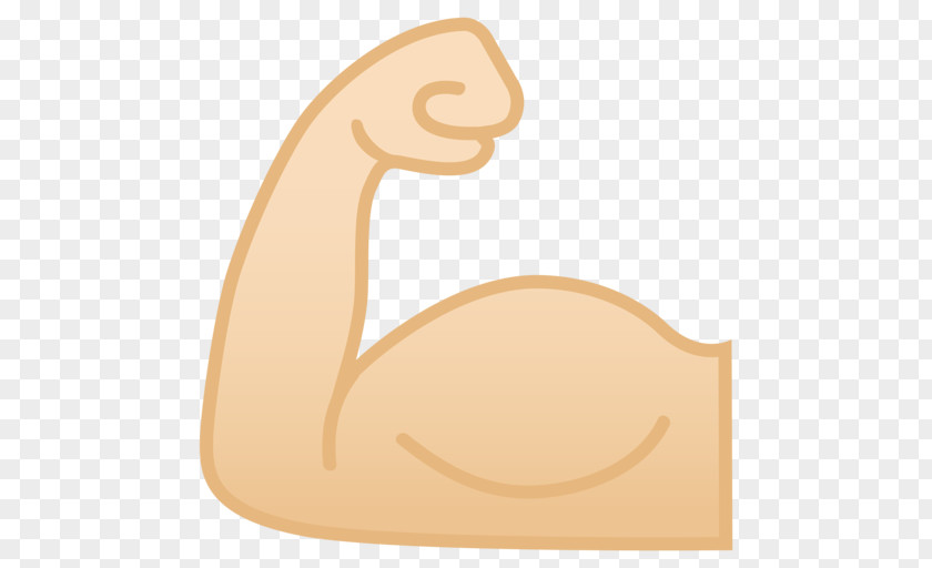Emoji Human Skin Color Biceps Light Muscle PNG