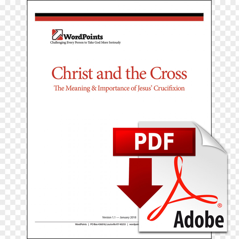 Jesus Death Adobe Acrobat PDF Download Reader PNG