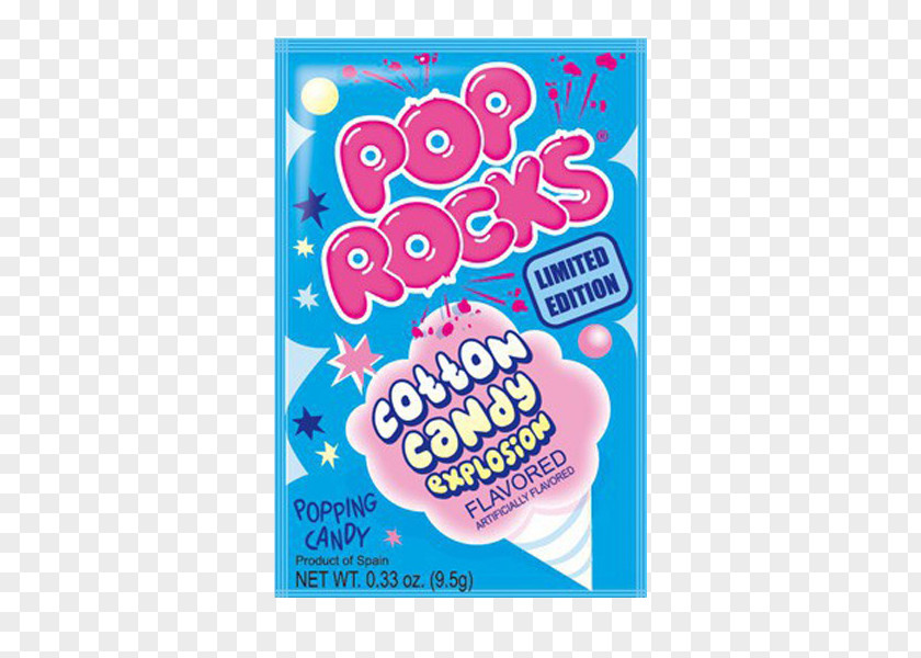 Pop Rocks Cotton Candy Flavor United States PNG