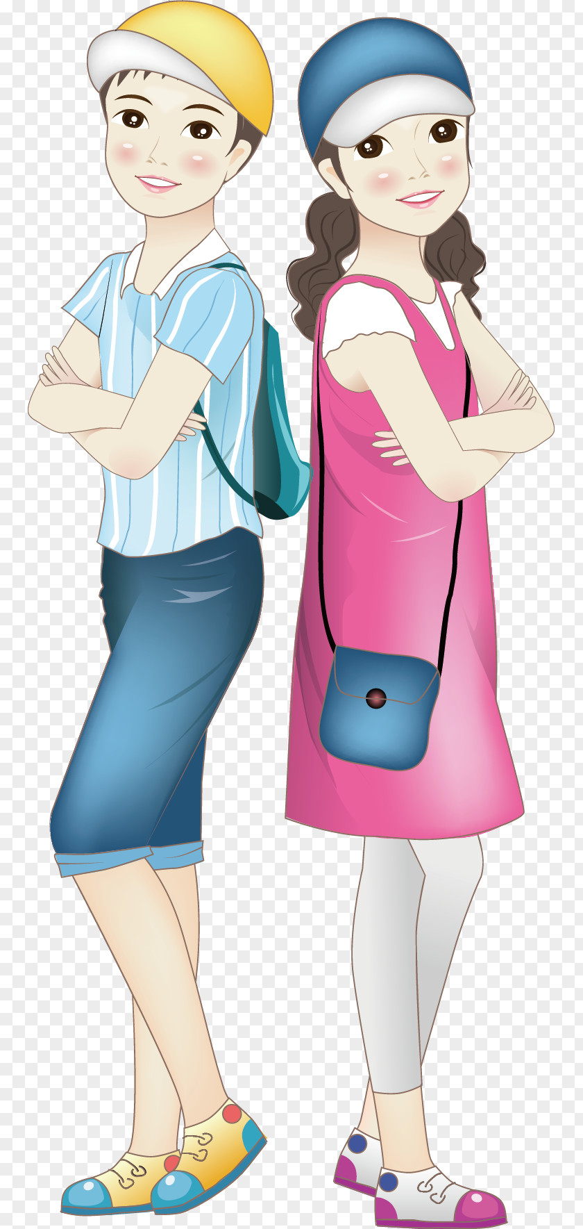 Back To Couple Cartoon U0e01u0e32u0e23u0e4cu0e15u0e39u0e19u0e0du0e35u0e48u0e1bu0e38u0e48u0e19 Illustration PNG