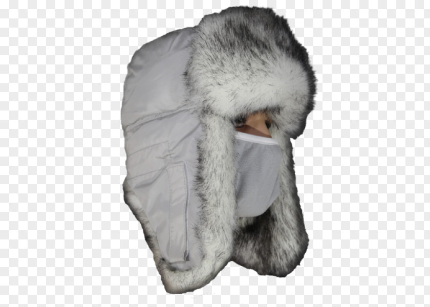 Cap Gray Wolf Ushanka Scarf Vendor PNG