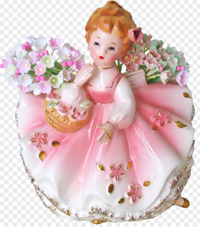 Doll China Figurine Porcelain Collectable PNG