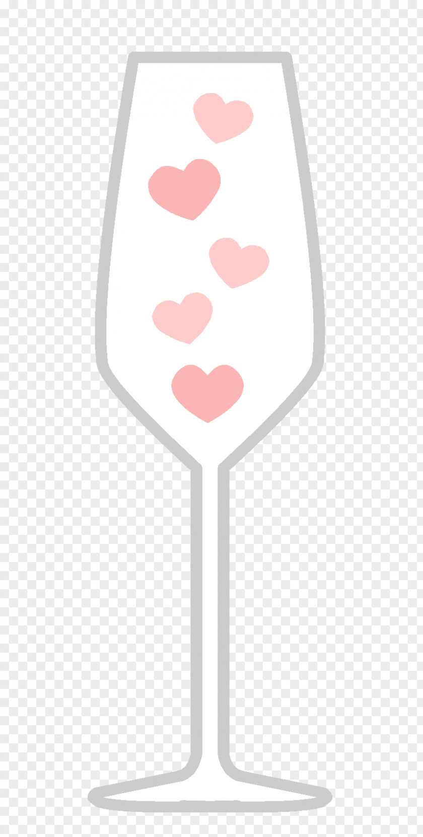Glass Wine Champagne Pink M Font PNG
