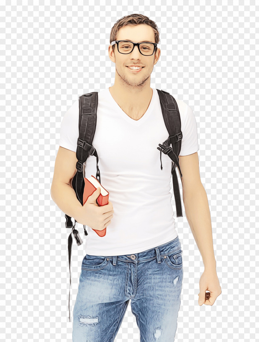 Jeans Strap Glasses PNG