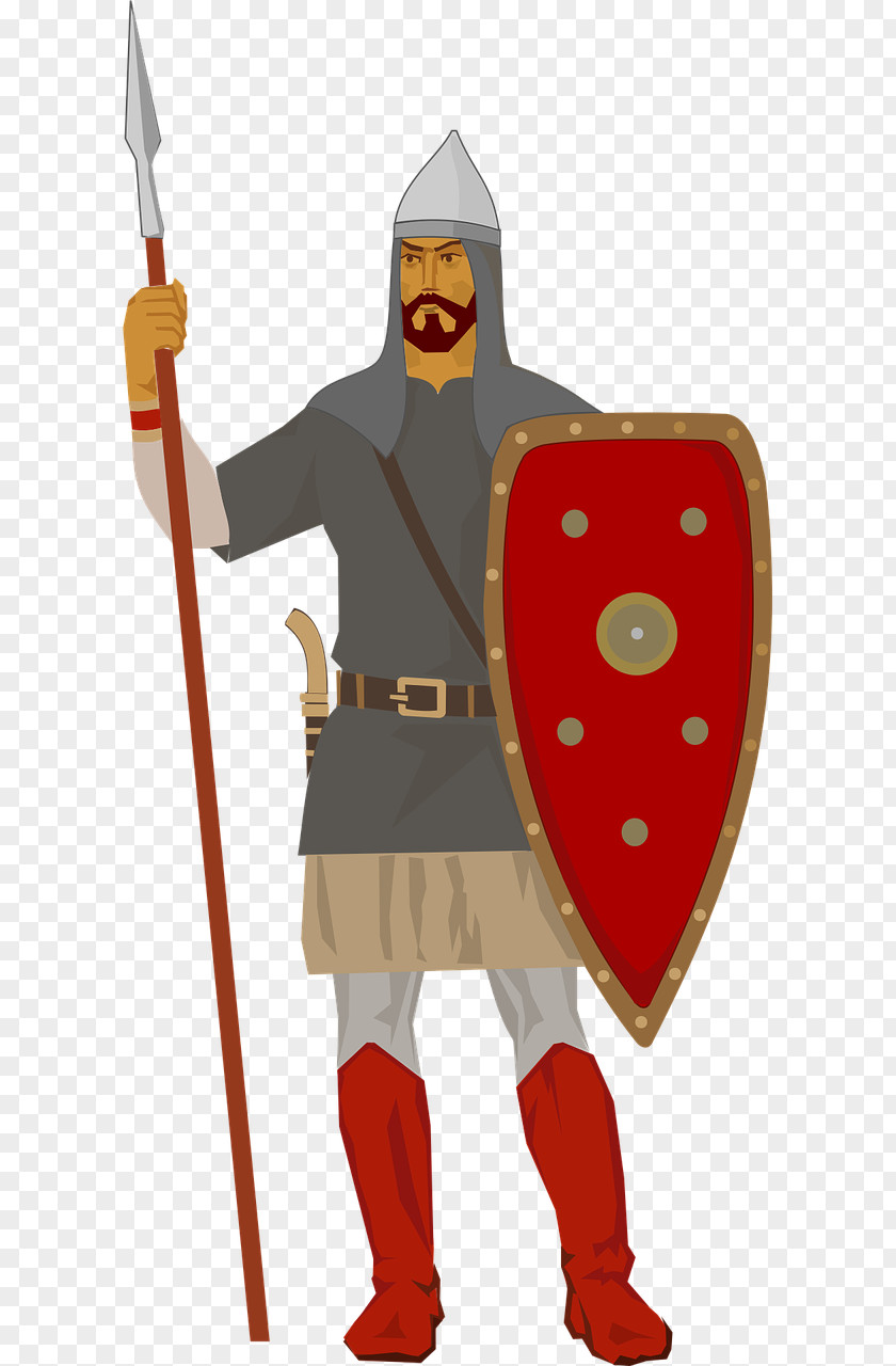 Soldier Holding A Shield Middle Ages Knight Free Content Clip Art PNG