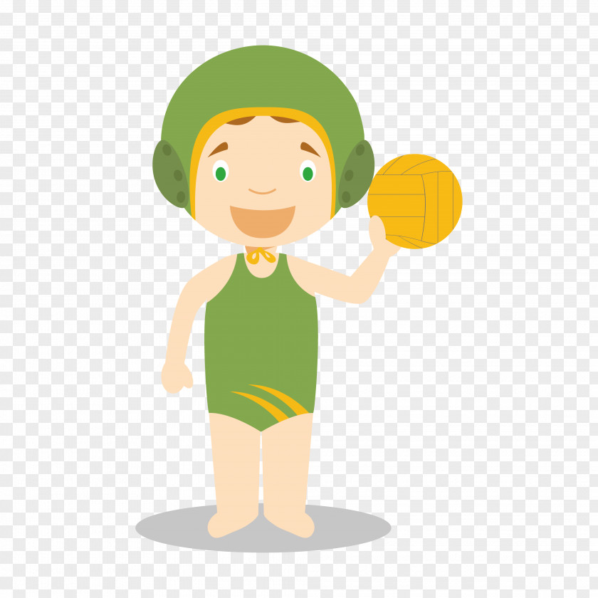 WATERPOLO Cartoon Sport Royalty-free PNG