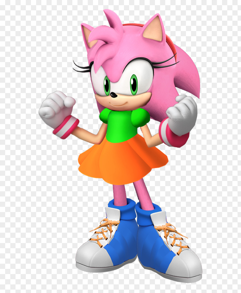 Amy The Squirrel Rose Sonic & Knuckles Hedgehog Echidna CD PNG