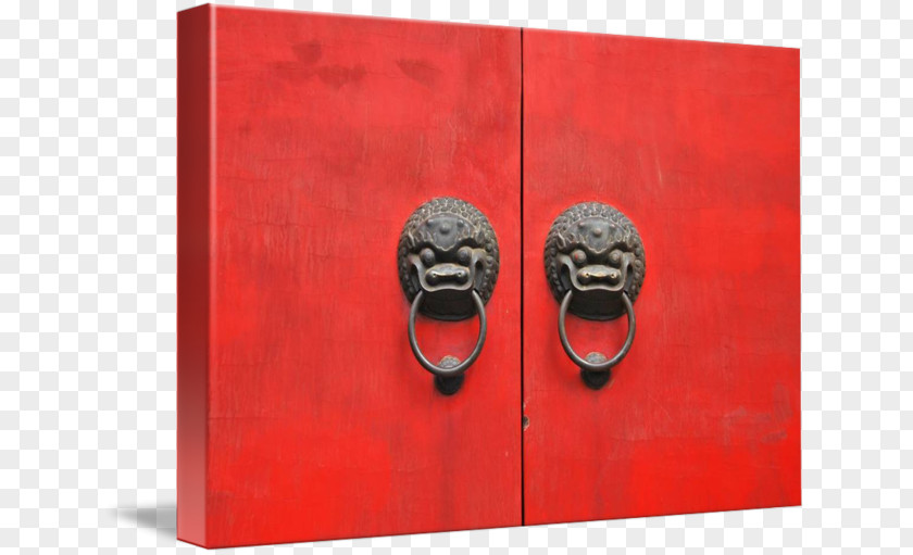 Chinese Door Modern Art Rectangle PNG