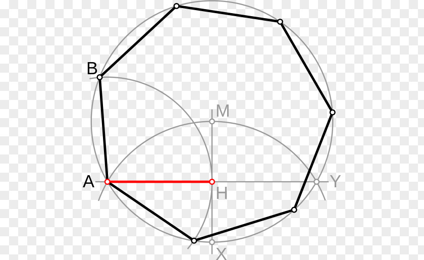 Circle Heptagon Point Geometry Polygon PNG