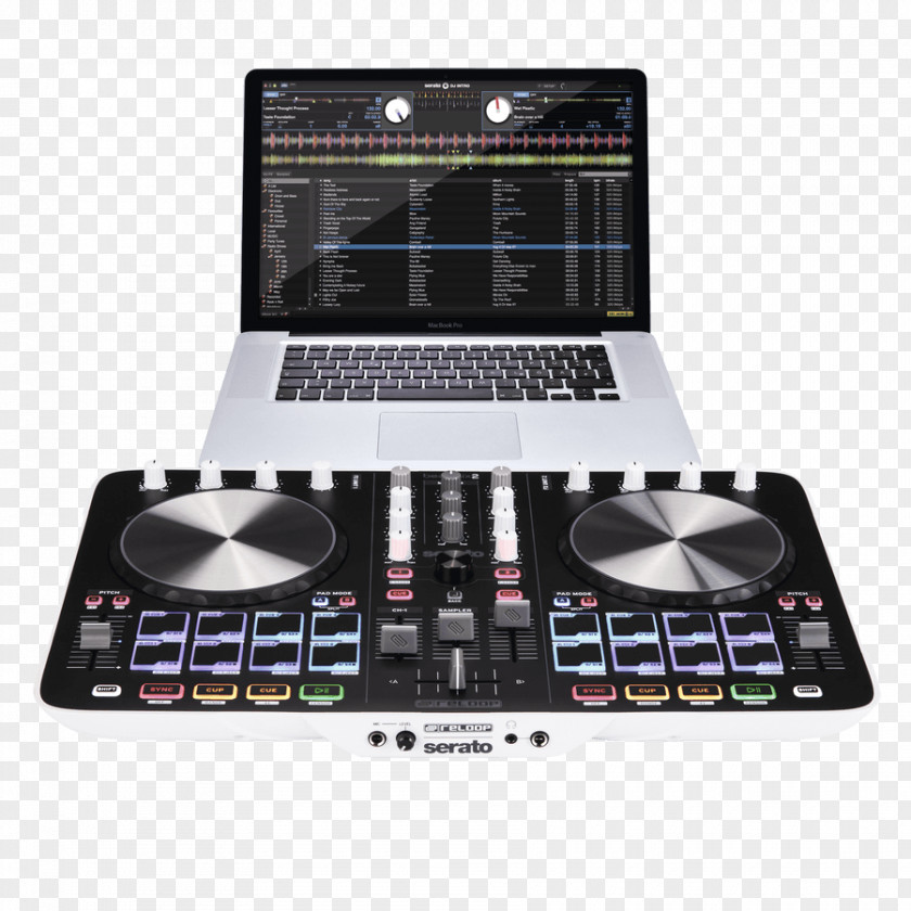 DJ Controller Reloop Beatmix 4 Disc Jockey Audio Mixers Mix PNG