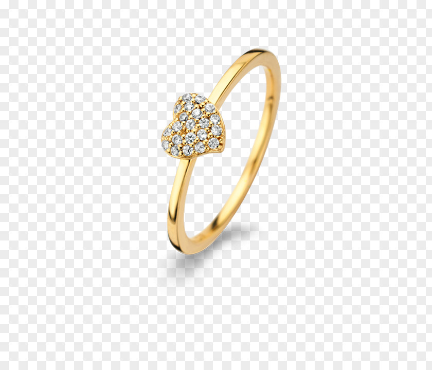 Glowing Heart-shaped Earring Jewellery Gold Cubic Zirconia PNG