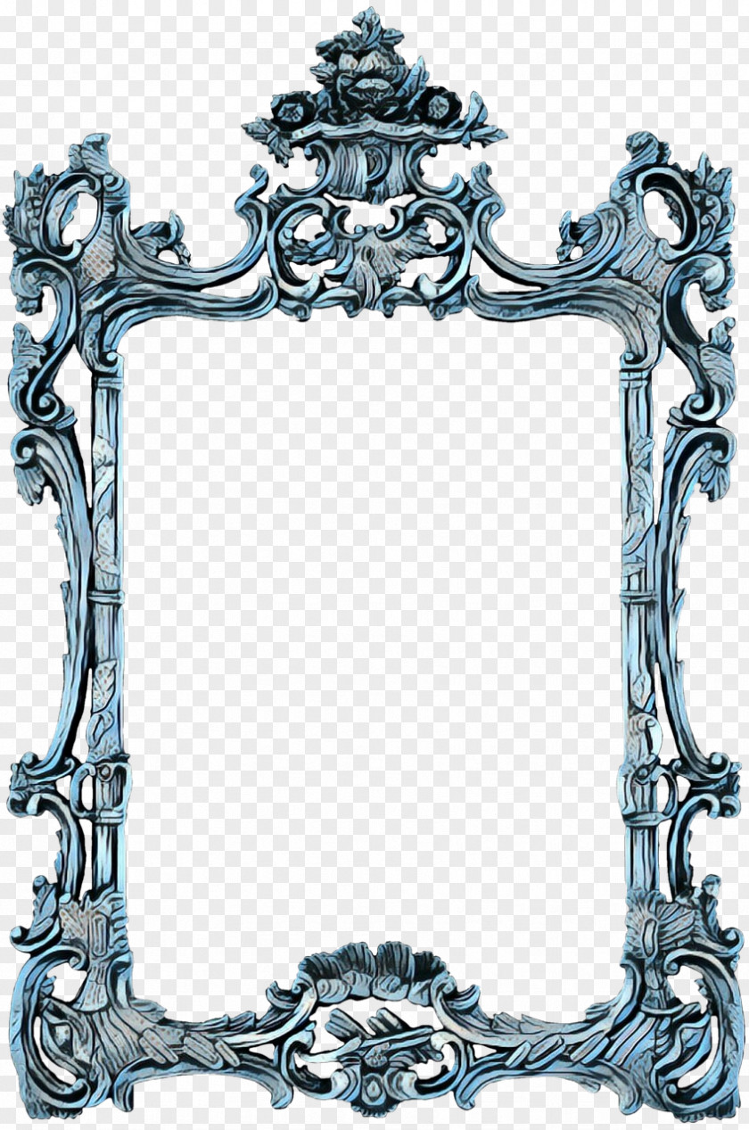 Mirror Picture Frame Art Deco PNG