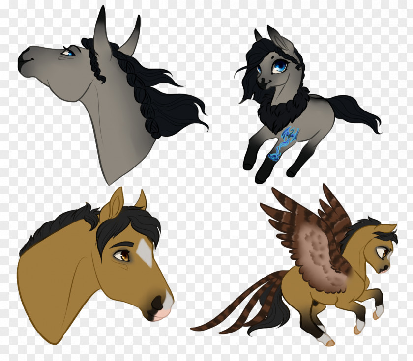 Mustang Pony Dog Pack Animal PNG