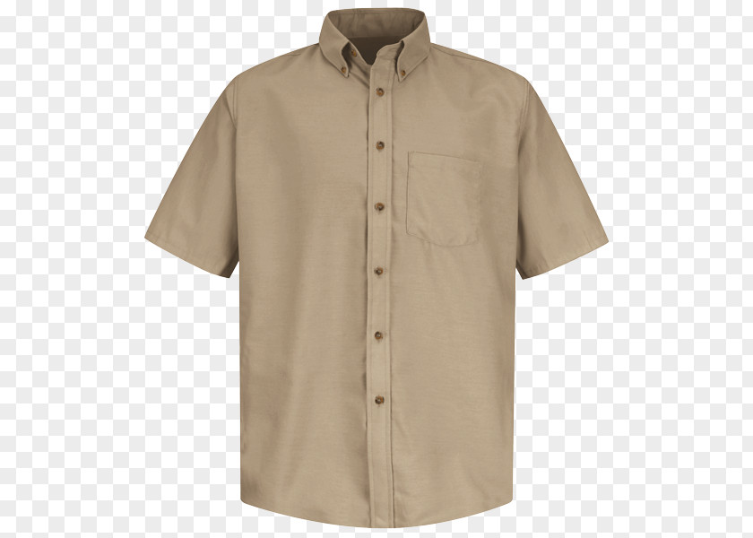 Shirt Red Kap Men's Specialized Short Sleeve Pocketless Work Tops PNG