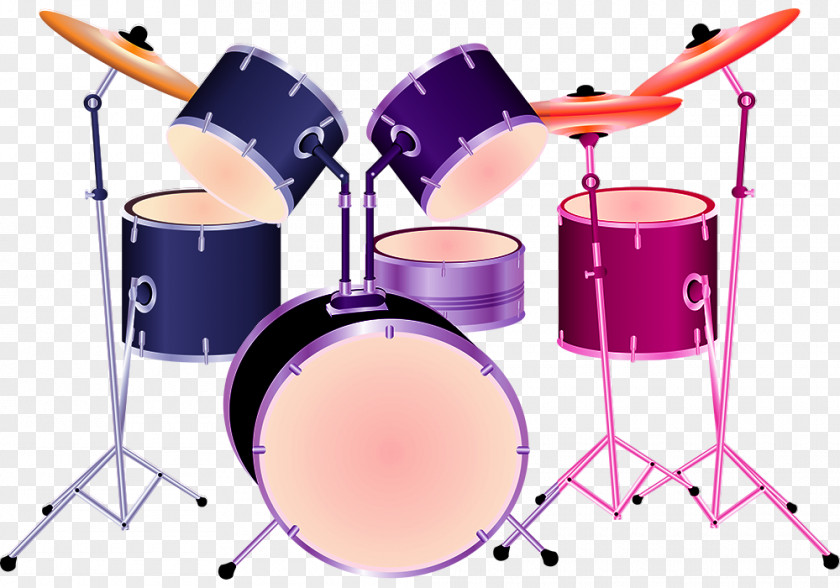 Creative Metal Frame Drums Clip Art PNG