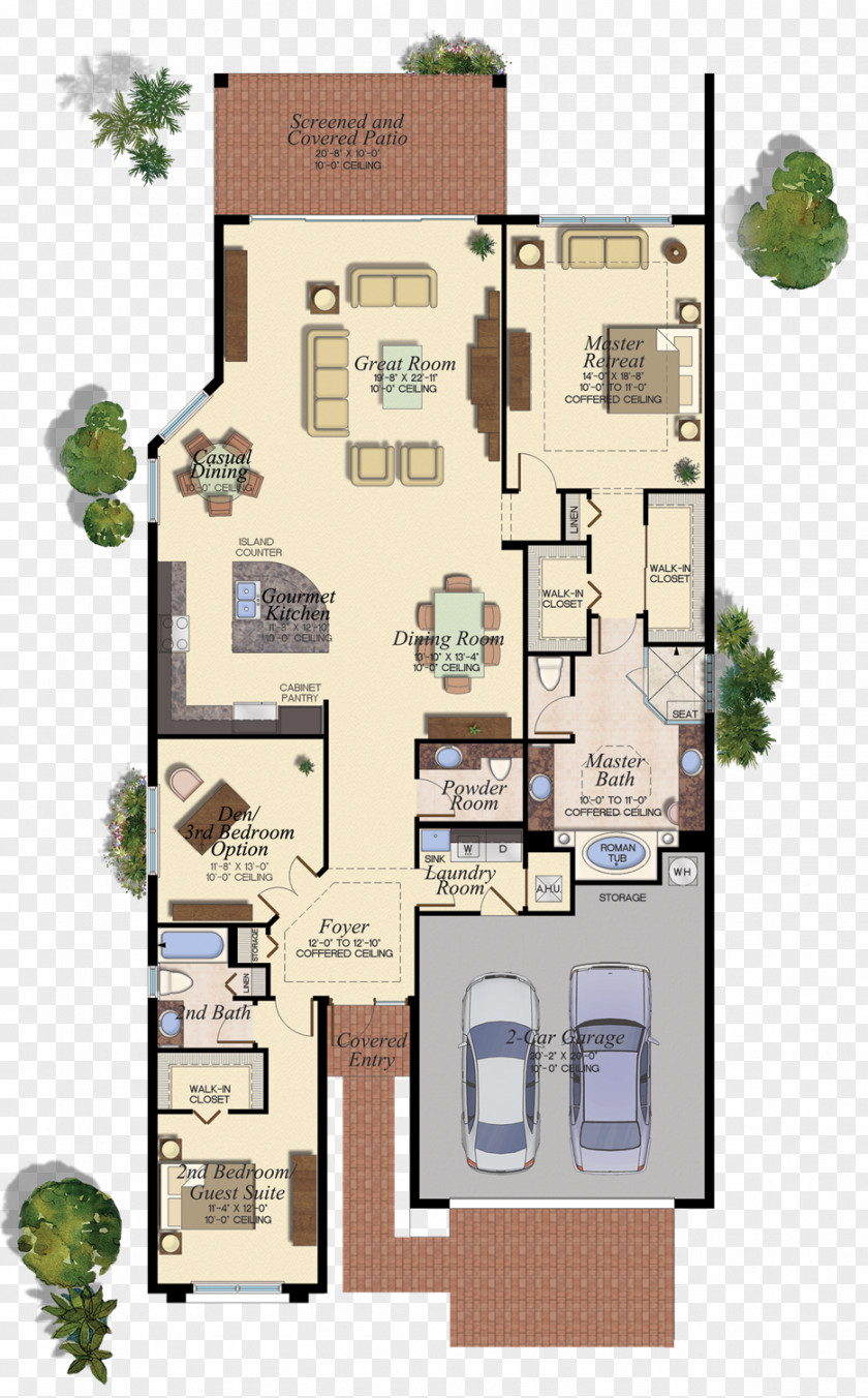 Design Floor Plan Courtyard PNG