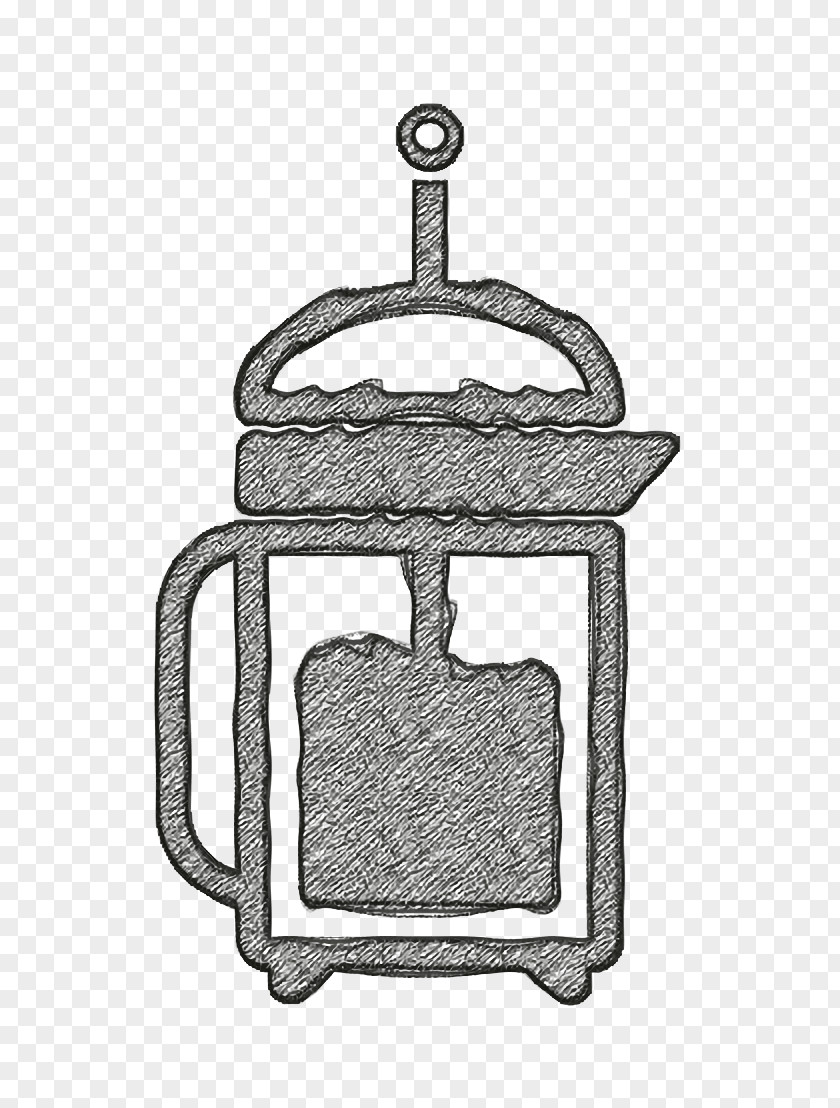 Drawing Press Icon Bodum Coffee Maker PNG