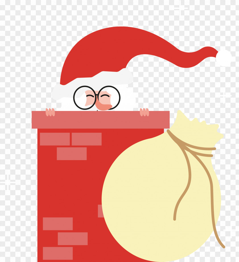 Lovely Santa Claus Christmas Clip Art PNG