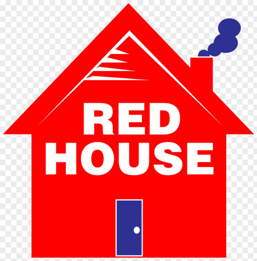 Red House Sign Real Estate Agent Home PNG