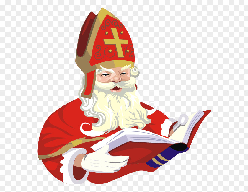 Santa Claus Saint Nicholas Day Christmas Ornament Sinterklaas Child PNG