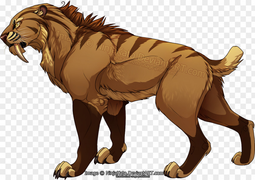 Tiger Sabretooth Felidae Saber-toothed Cat PNG