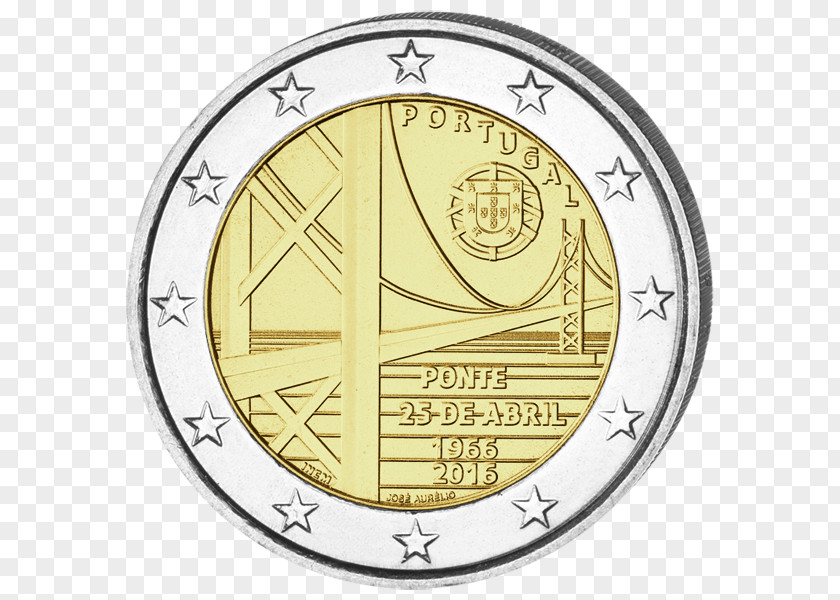 Coin 2 Euro Commemorative Coins PNG