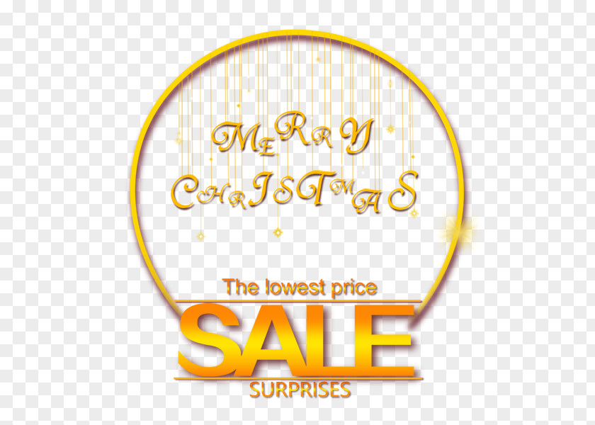 Merry Christmas Holiday Decoration Big Promotion Element PNG