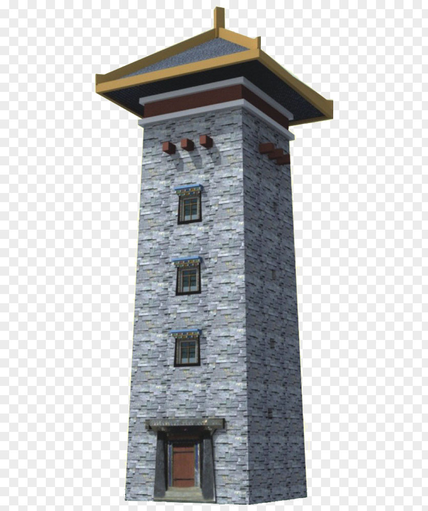 Tibetan Medicine Roof Facade Chimney PNG