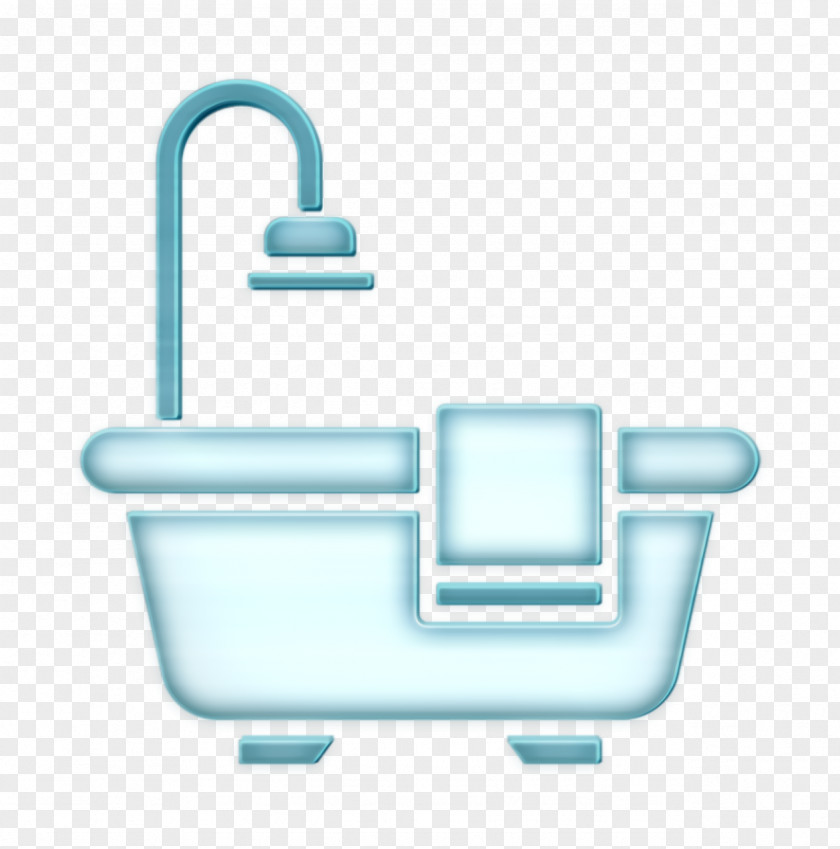 Bathtub Icon Bathroom Hotel PNG