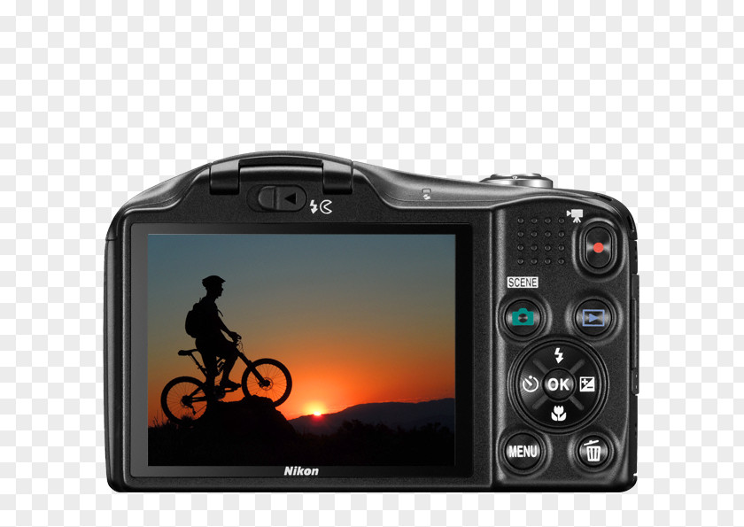 Digital Video Recorders Point-and-shoot Camera AA Battery Nikon Electric PNG