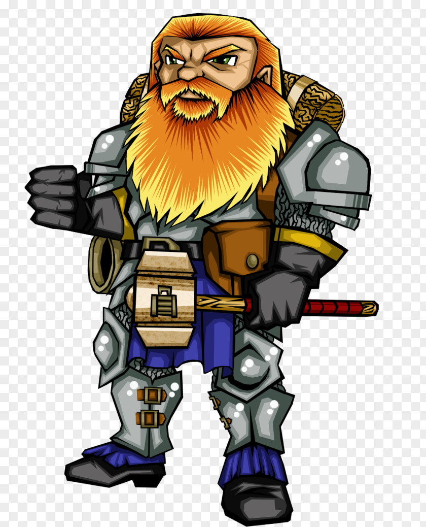 Dwarf Warrior Illustration Animal Animated Cartoon Fiction Character PNG