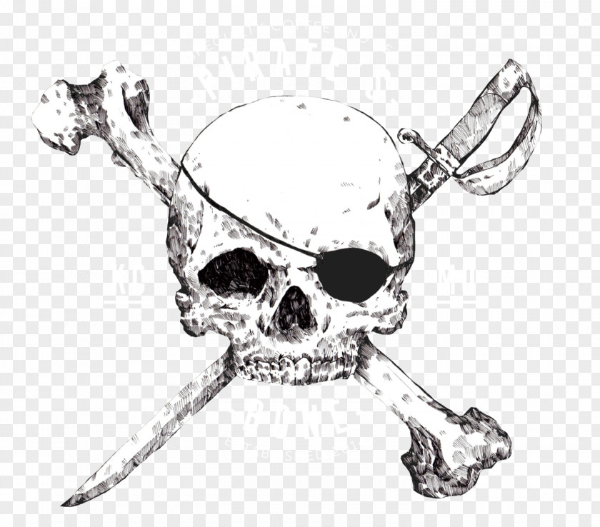 Skull Drawing Png Transparent Background Pirate's Bone Brookside Cafe Matcha PNG