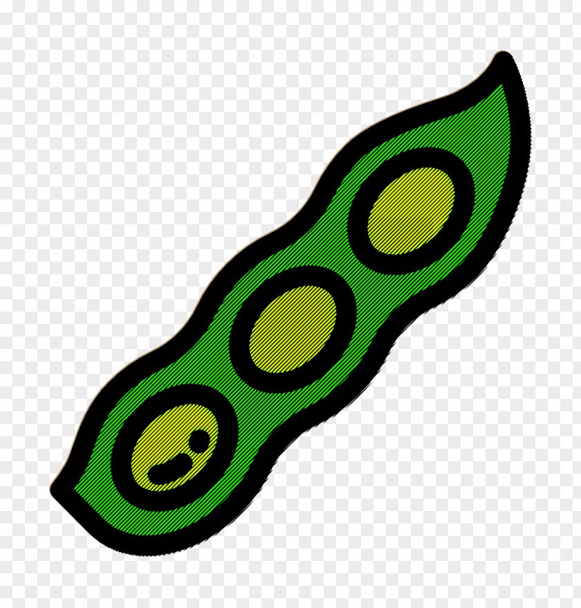 Soybean Icon Allergenic Food Color PNG