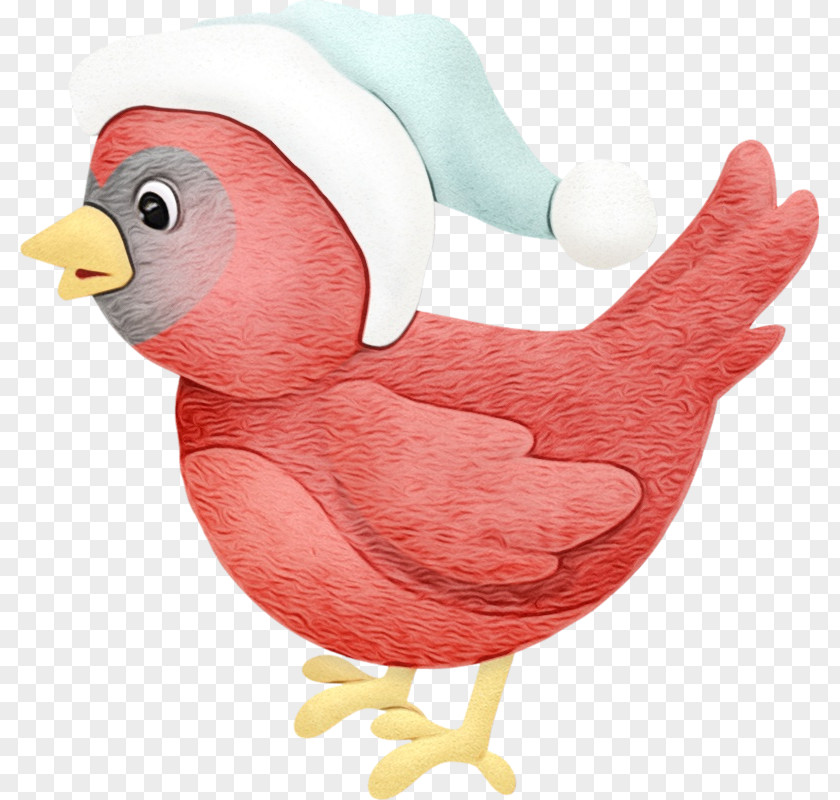 Toy Livestock Bird Chicken Rooster Pink Beak PNG