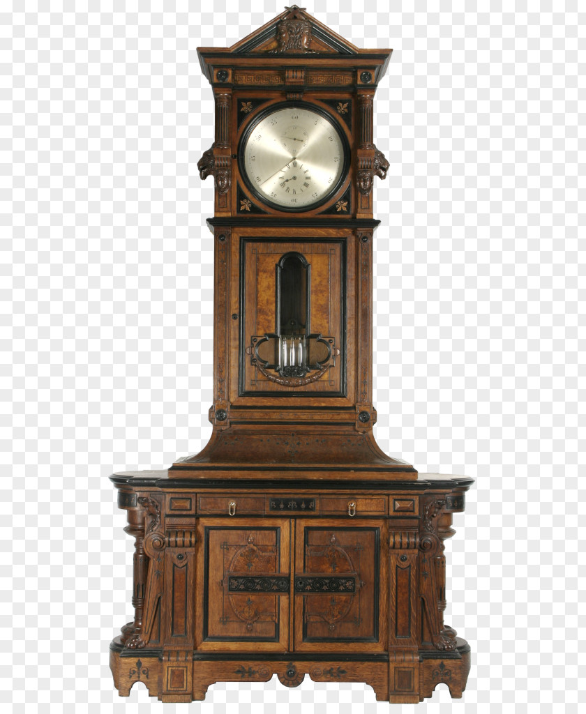 Clock Floor & Grandfather Clocks Furniture Antique Hermle PNG