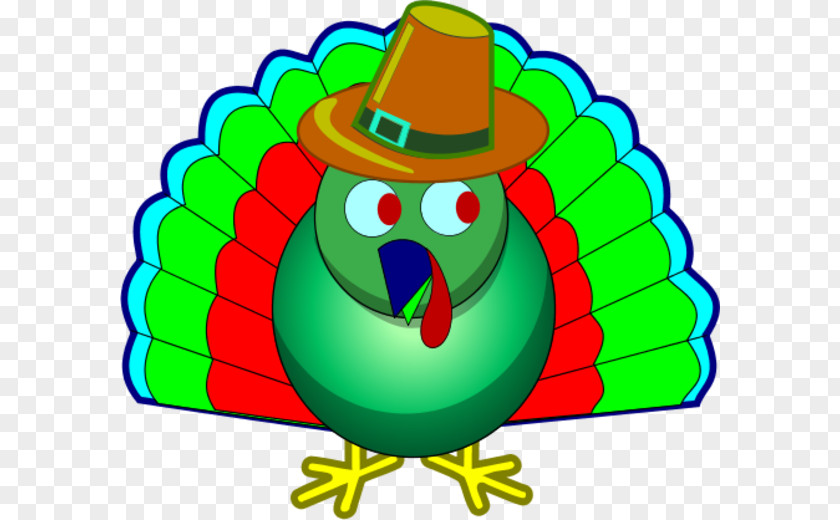 Colorful Turkey Cliparts Thanksgiving Clip Art PNG