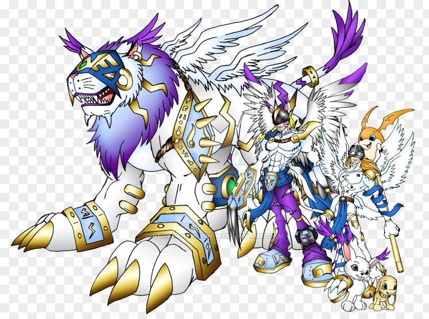 Digimon Gatomon Gomamon Palmon Patamon Angemon PNG