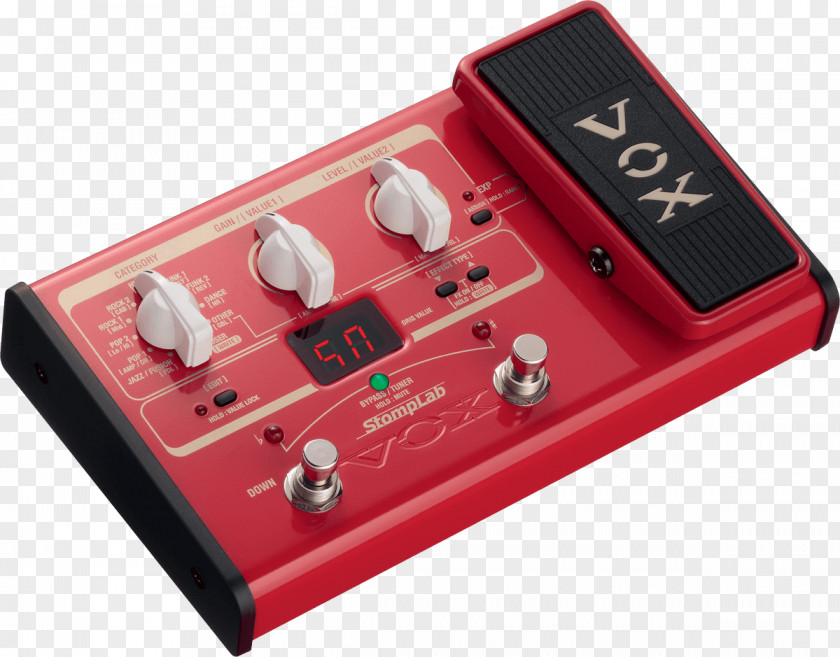 Guitar Amplifier VOX StompLab IIG Effects Processors & Pedals IIB IG PNG