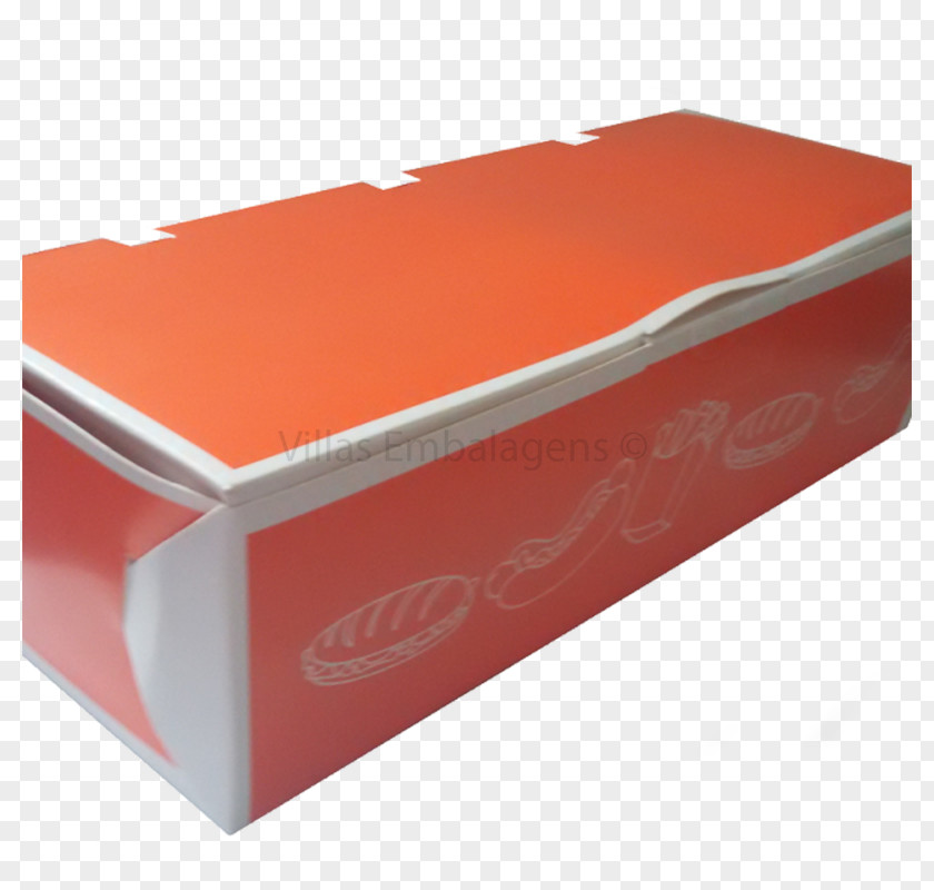 Hot Dog Baguette Packaging And Labeling Box PNG