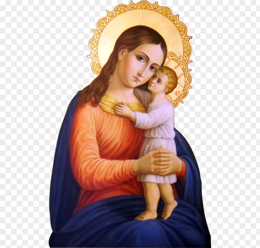 Mary Nazareth Eleusa Icon Madonna Child Jesus PNG