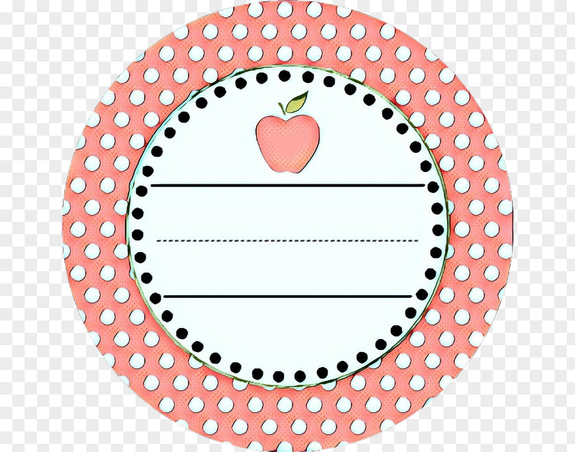 Oval Polka Dot Birthday Party Background PNG