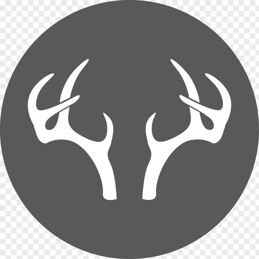 Reindeer Antler Logo Silhouette Desktop Wallpaper PNG