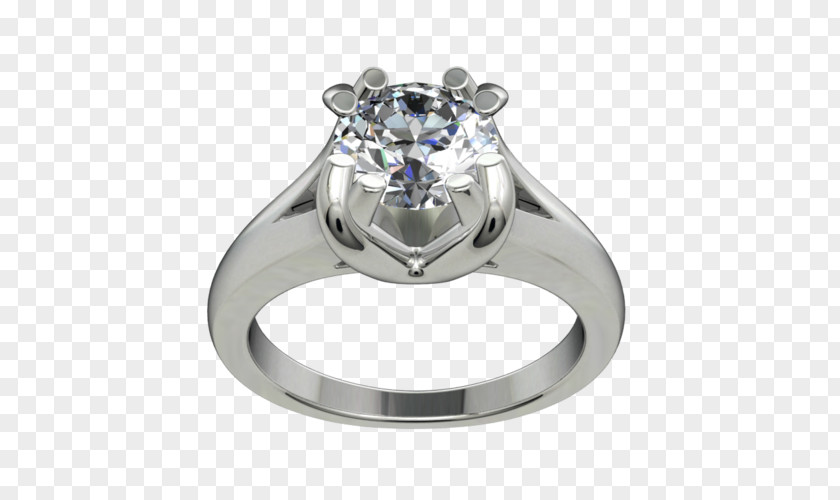 Sapphire Silver Wedding Ring Platinum PNG