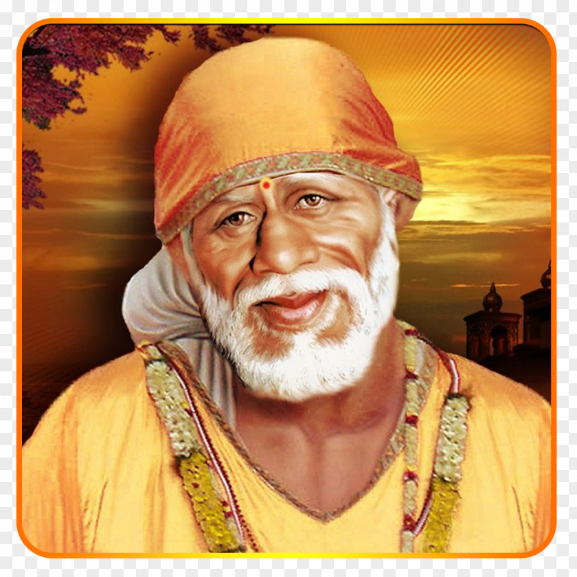 Sri Ganesh Sai Baba Of Shirdi Bhajan Aarti Desktop Wallpaper PNG