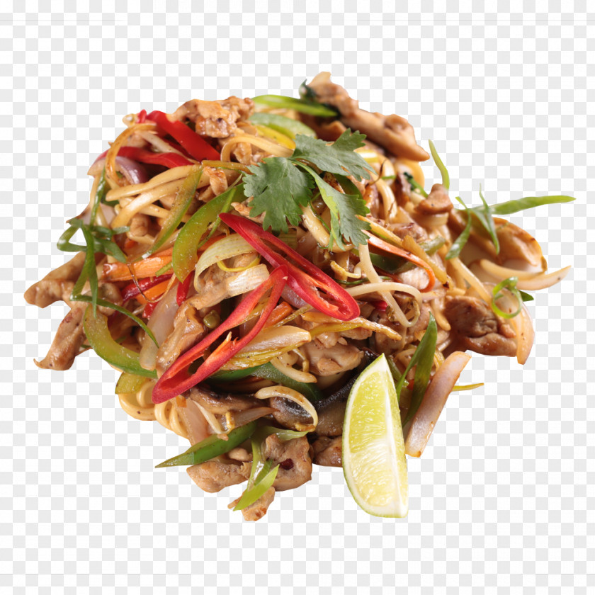 Sushi Rolls Chow Mein Lo Yakisoba Chinese Noodles Fried PNG