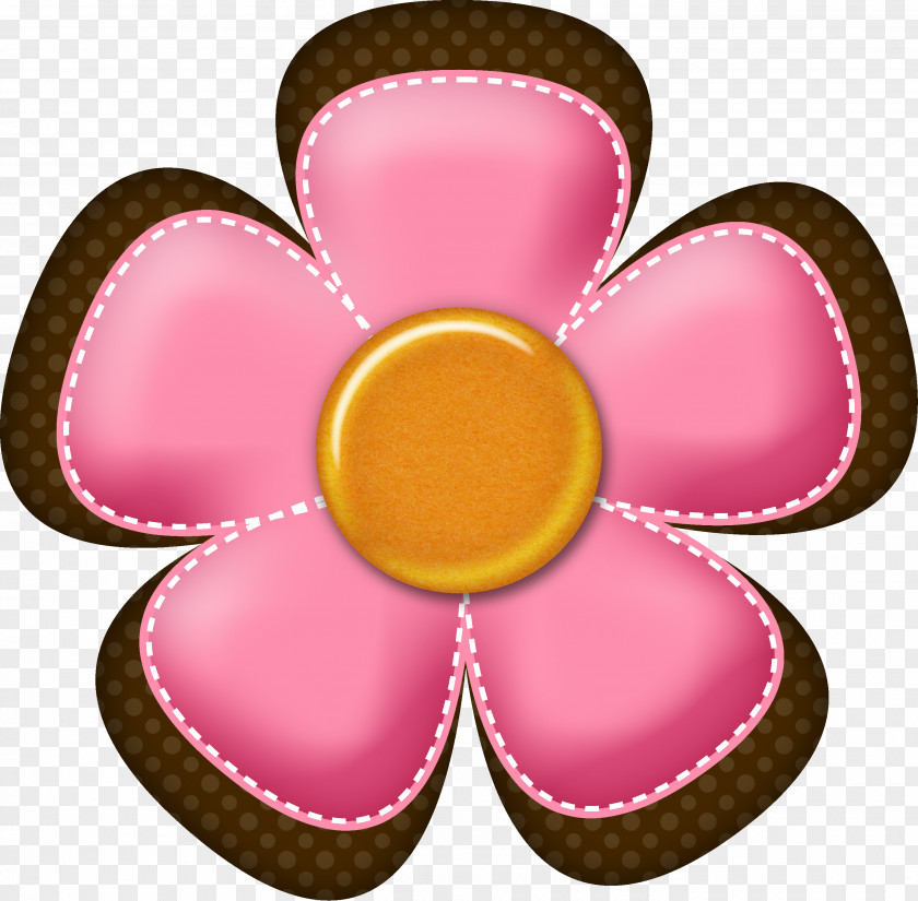 Flower Scrapbooking Clip Art PNG